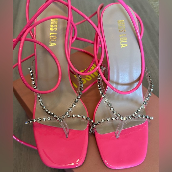 PINK HEELS (NWOT) - Picture 5 of 8